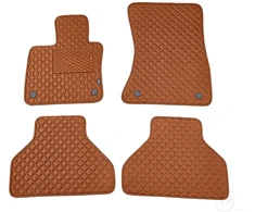 Kilimėliai QuiltyMats BMW X5 2007-2013 (E70) (4 vnt.), Brown-Brown /55-14