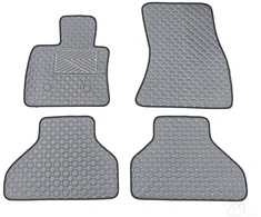 Kilimėliai QuiltyMats BMW X5 2013-2018 (F15) (4 vnt.), D.Gray-Gray /33-14 - Atstumas tarp fiksatorių Vairuotojo kilimėlyje - 23cm