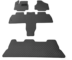 Kilimėliai QuiltyMats CHRYSLER PACIFICA 2021+ (I, II ir III eilės, Hibridas) /13-MAX4