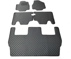 Kilimėliai QuiltyMats CHRYSLER PACIFICA 2016+ (5 vnt.), Juodas-Juodas /11-MAX3