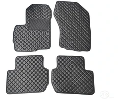 Kilimėliai QuiltyMats CITROEN C-CROSSER 2007-2012 (4 vnt.), Juodas-Juodas /11-14