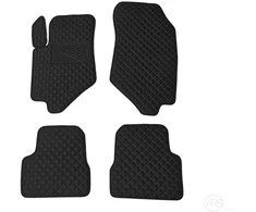 Kilimėliai QuiltyMats CITROEN DS3 CROSSBACK 2018-2022 (4 vnt.), Juodas-Juodas /11-14