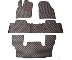 Kilimėliai QuiltyMats DODGE DURANGO 2011+ (I, II ir III eilės 6v.) (5 vnt.), Juodas-Raudona /16-MAX3