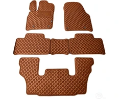 Kilimėliai QuiltyMats DODGE DURANGO 2011+ (I, II ir III eilės 6v.) (5 vnt.), Brown-Brown /55-MAX3