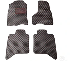 Kilimėliai QuiltyMats DODGE RAM 2009-2019 (4 vnt.), Juodas-Raudona /16-14