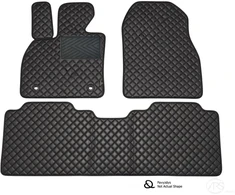 Kilimėliai QuiltyMats HONDA CR-V 2012-2016 (3 vnt.), Juodas-Juodas /11-16