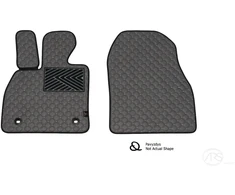 Kilimėliai QuiltyMats HONDA S2000 1999-2009 (2 vnt.), D.Gray-Gray /33-12