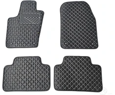 Kilimėliai QuiltyMats JEEP GRAND CHEROKEE 2010-2020 (4 vnt.), Juodas-Gray /13-14