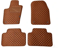 Kilimėliai QuiltyMats JEEP GRAND CHEROKEE 2010-2020 (4 vnt.), Brown-Brown /55-14