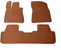 Kilimėliai QuiltyMats LEXUS RX 2015-2022 (3 vnt.), Brown-Brown /55-16