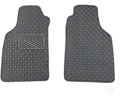 Kilimėliai QuiltyMats LIGIER JS50 2012+ (2 vnt.), Juodas-Gray /13-12