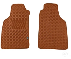 Kilimėliai QuiltyMats LIGIER JS50 2012+ (2 vnt.), Brown-Brown /55-12
