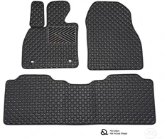 Kilimėliai QuiltyMats MERCEDES-BENZ M-class W163 2001-2004 (3 vnt.), Juodas-Gray /13-MAX2