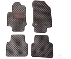 Kilimėliai QuiltyMats OPEL CROSSLAND X 2017-2024 (4 vnt.), Juodas-Raudona /16-14