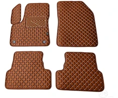 Kilimėliai QuiltyMats PEUGEOT 3008 2017-2024 (4 vnt.), Brown-Brown /55-14