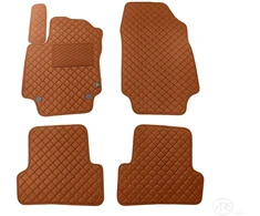 Kilimėliai QuiltyMats RENAULT CAPTUR 2013-2018 (4 vnt.), Brown-Brown /55-14
