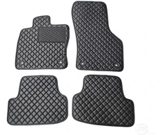 Kilimėliai QuiltyMats SKODA KAROQ 2017+ (4 vnt.), Juodas-Juodas /11-14