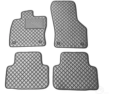 Kilimėliai QuiltyMats SKODA OCTAVIA 2013-2020 (4 vnt.), D.Gray-Gray /33-14