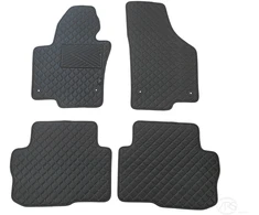 Kilimėliai QuiltyMats SKODA SUPERB 2008-2015 (4 vnt.), Juodas-Juodas /11-14