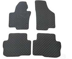 Kilimėliai QuiltyMats SKODA SUPERB 2008-2015 (4 vnt.), Juodas-Gray /13-14