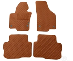 Kilimėliai QuiltyMats SKODA SUPERB 2008-2015 (4 vnt.), Brown-Brown /55-14