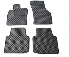 Kilimėliai QuiltyMats SKODA SUPERB 2015-2023 (4 vnt.), Juodas-Juodas /11-14