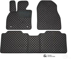Kilimėliai QuiltyMats TESLA MODEL 3 2017+ (3 vnt.), Juodas-Juodas /11-16