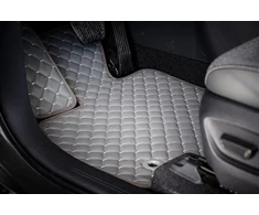 Kilimėliai QuiltyMats TOYOTA HIGHLANDER 2014-2019 (3 vnt.), D.Gray-Gray /33-16
