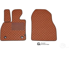 Kilimėliai QuiltyMats VOLKSWAGEN CADDY 2004-2020 (Krovininis) (2 vnt.), Brown-Brown /55-12