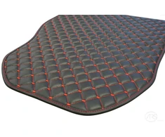 Kilimėliai QuiltyMats VOLVO XC40 2019+ (4 vnt.), Juodas-Raudona /16-14