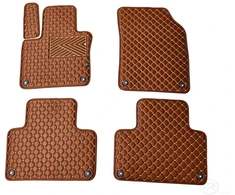 Kilimėliai QuiltyMats VOLVO XC90 2015+ (4 vnt.), Brown-Brown /55-14
