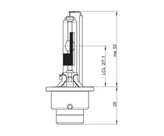 Ksenoninės lemputės Osram Original D2R
