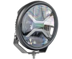 LED Bar žibintas M-TECH Juodas SERIES 2x40W + 2x20W 12-48V 80W 9", Round, Dynamic position light