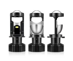 LED H4 lemputės U2 su lęšiu 28000lm 2vnt. 90W 9-48V