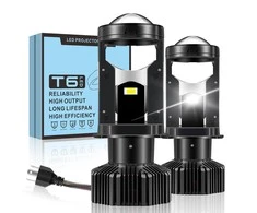 LED H4 lemputės U2 su lęšiu 28000lm 2vnt. 90W 9-48V