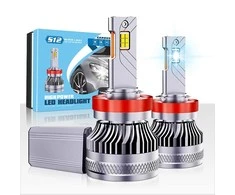 Haizg LED H8/H9/H11 lemputės 2vnt. +500% super light CANBUS