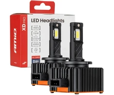 LED lemputės D1S / D1R AMiO XD PRO 12V/24V 110W 11132lm 6500K (2 vnt., Full Canbus dekoderis)