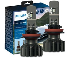 LED lemputės H11 12/24V Philips Ultinon Pro9100 HL +350%
