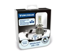 LED Lemputės H7 24W Megalight +200% | Tungsram