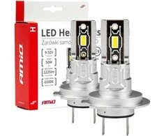 LED lemputės H7 H-mini AMiO 03332