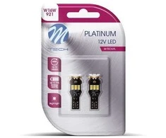 LED lemputės M-Tech W16W T15 Canbus 2vnt.