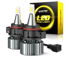 LED lemputės priešrūkiniams žibintams PSX24W 2504, 6500K, 6000 LM, 2 vnt. AUXITO I9