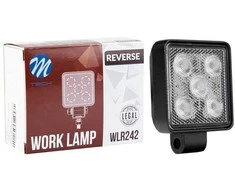 LED M-Tech darbinis žibintas - 5x1,5W LED 7,5W 10-32V Flood Legalios keliuose