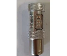 LED posūkio lemputė CREE 80W Bau15s 12-24V Geltona PY21W