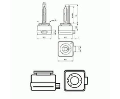Lemputė PHILIPS D3R VISION (42306VIC1)