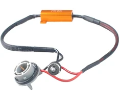 M-TECH Canbus rezistorius LED lemputėms BA15s (P21W) 25W 25Ω su lizdu