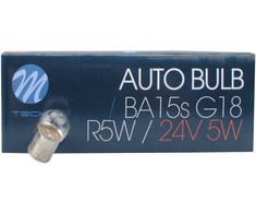 M-TECH Halogeninė lemputė BA15s R5W 24V