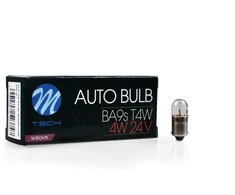 M-TECH Halogeninė lemputė BA9s T4W 24V 4W