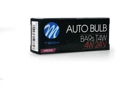 M-TECH Halogeninė lemputė BA9s T4W 24V 4W