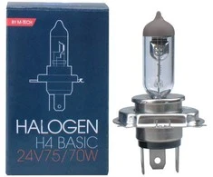 M-TECH Halogeninė lemputė H4 24V 75/70W